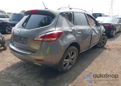 2011 Nissan Murano Le z USA, uszkodzony, nr VIN JN8AZ1MW0BW180857